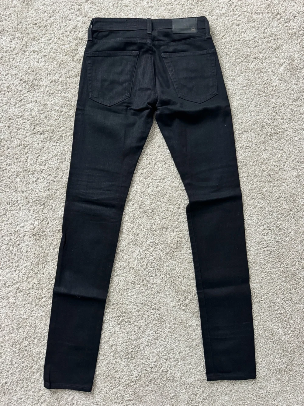 AG Adriano Goldschmied The Stockton Black Skinny Jeans